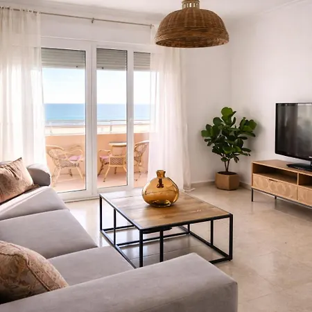 דירה Mirando Al Mar Con Wifi Y Terraza 1ª Linea Playa קדיז