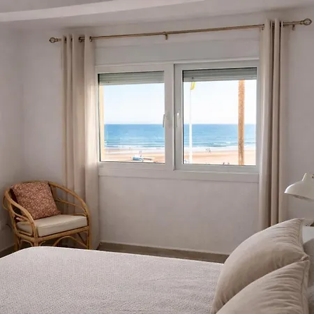 דירה Mirando Al Mar Con Wifi Y Terraza 1ª Linea Playa *